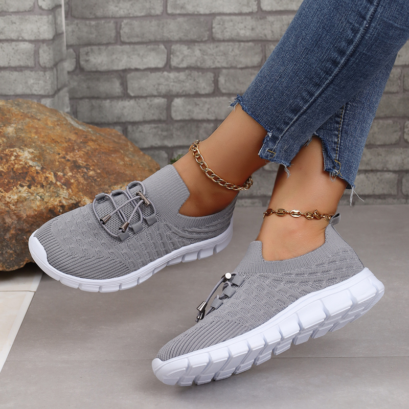 Spring Autumn New Versatile Sports Casual Fashionable And Comfortable Single Women's Large Shoes_voghion.com
