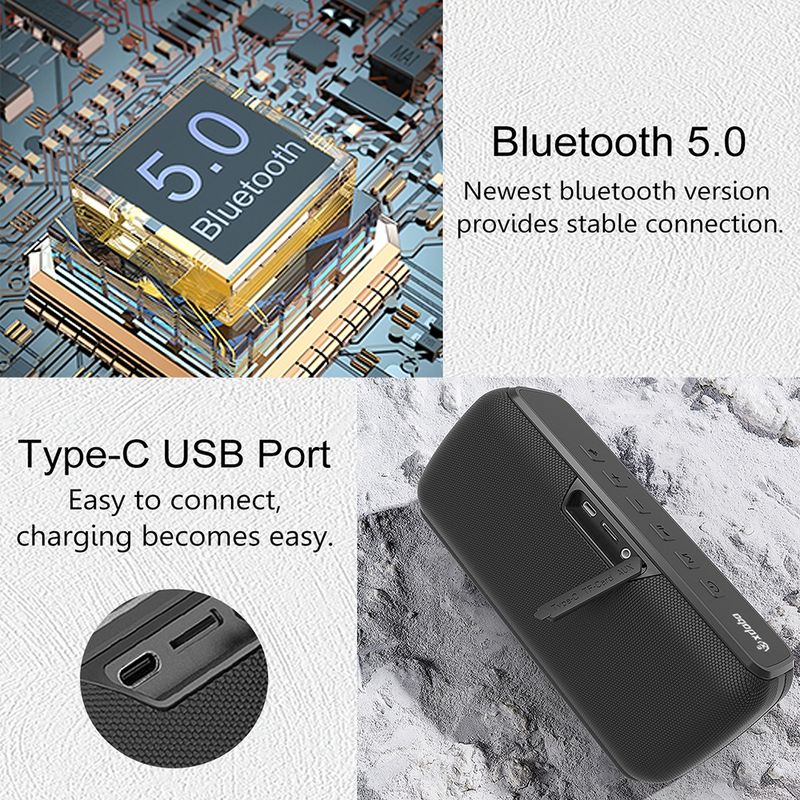 Głośnik bezprzewodowy Bluetooth X8 60W, zewnętrzny subwoofer, obsługa karty TWS i TF (niebieski)_voghion.com
