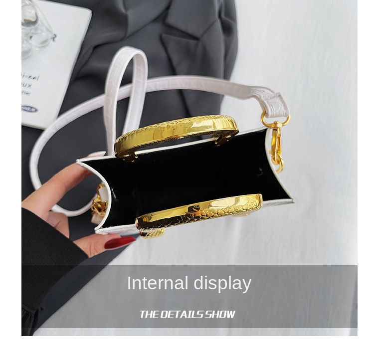 Autumn and winter new network red Korean version of stone personality ins bright face Tote hand bill shoulder crossbody bag_voghion.com