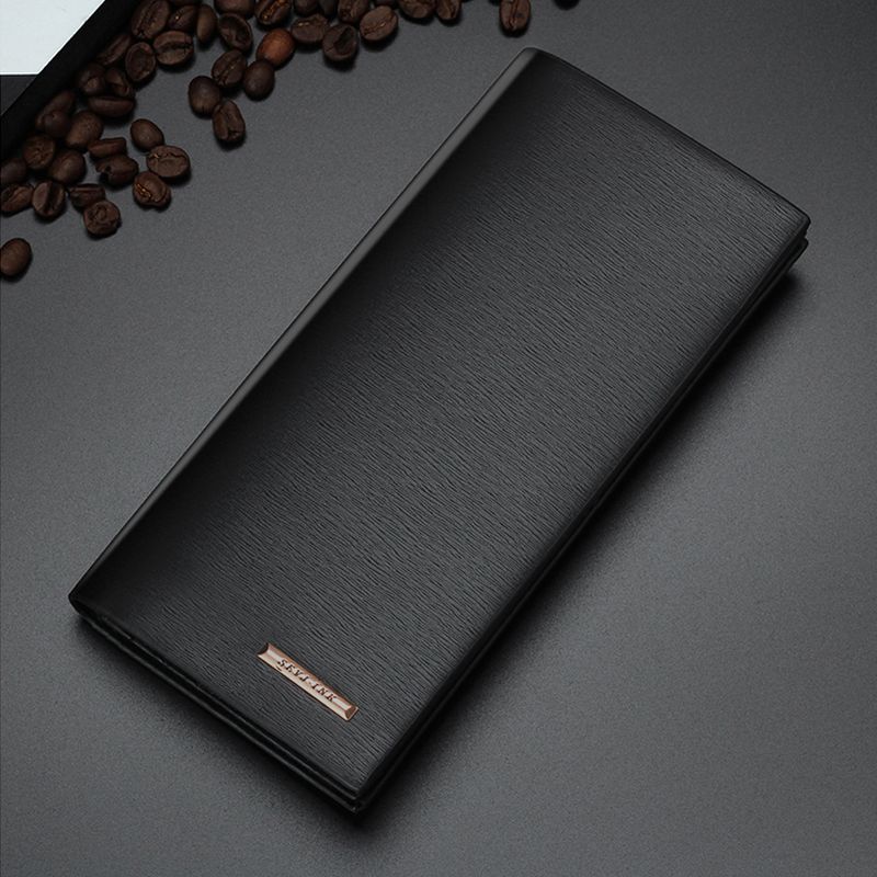 Hengsheng Men's Long Korean Style Multi-Card Slot Large Capacity Wallet For Men_voghion.com