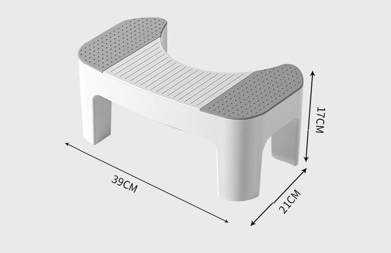 Toiletten-Heimgebrauch, verdicktes, rutschfestes Hockwerkzeug für die Toilette, Toilettenhocker für Kinder und Erwachsene, für Schwangere_voghion.com