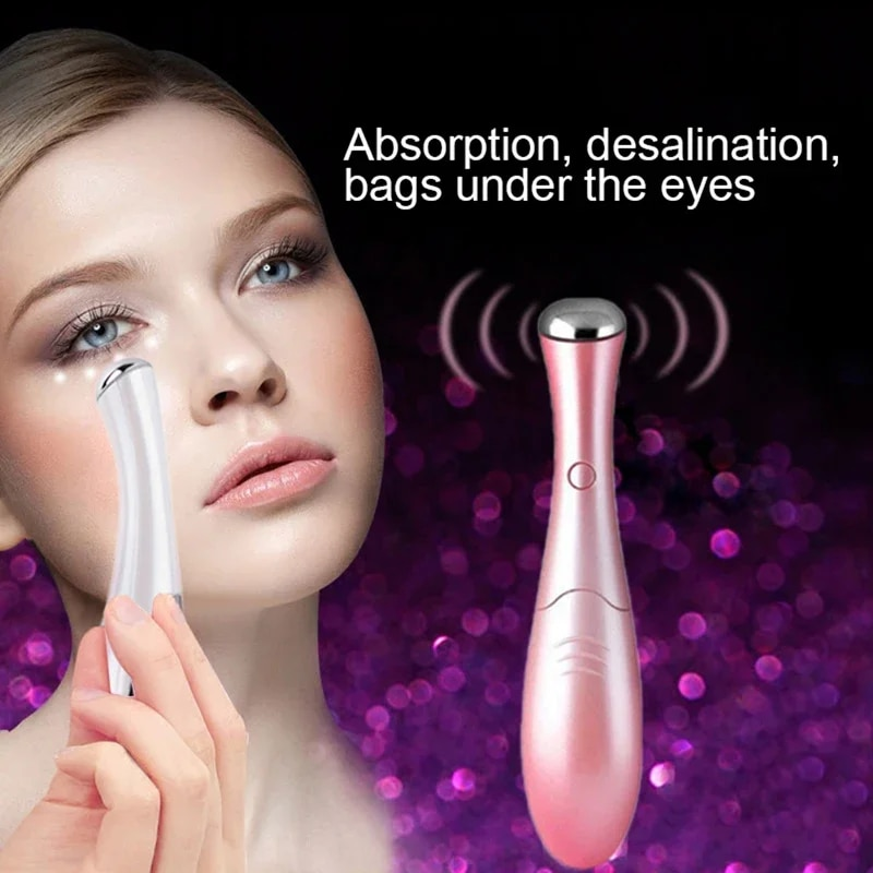 Mini Elektrische Nieuwe Massager Trillingen Dun Gezicht Anti Rimpel Donkere Cirkel Wallen Verwijderen Oogverzorging Tool_voghion.com