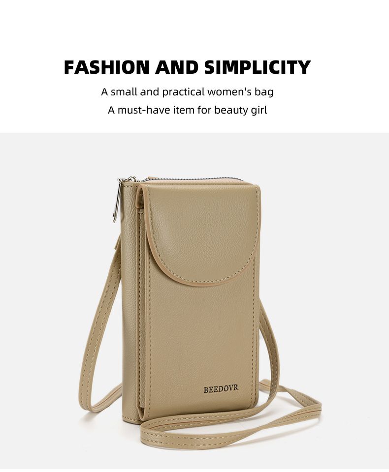 Borsa per cellulare Borsa per cellulare semplice da donna Borsa a tracolla singola Borsa a tracolla piccola alla moda verticale Tendenza_voghion.com