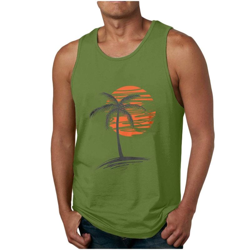 Herren-Freizeitweste im Hawaii-Stil, 3D-gedruckt, Dopamin_voghion.com
