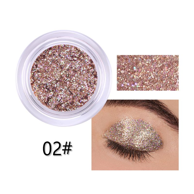 MISS ROSE Ombretto da sirena Glitter Ombretto Jincong colorato Bling Highlight Cream Illuminante viso Glitter liquido_voghion.com