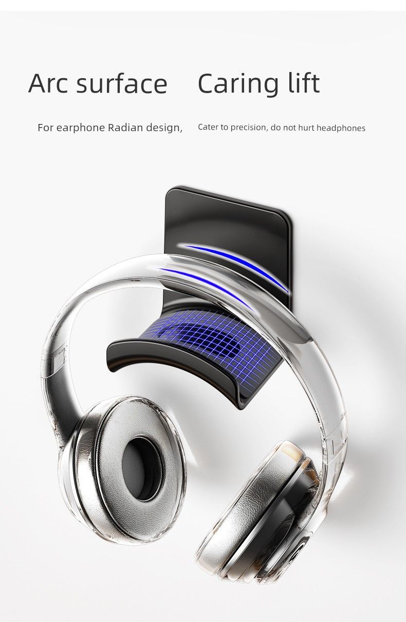 Bluetooth Computer Hook Dormitory Wire-Wrap Board Headphone Bracket_voghion.com