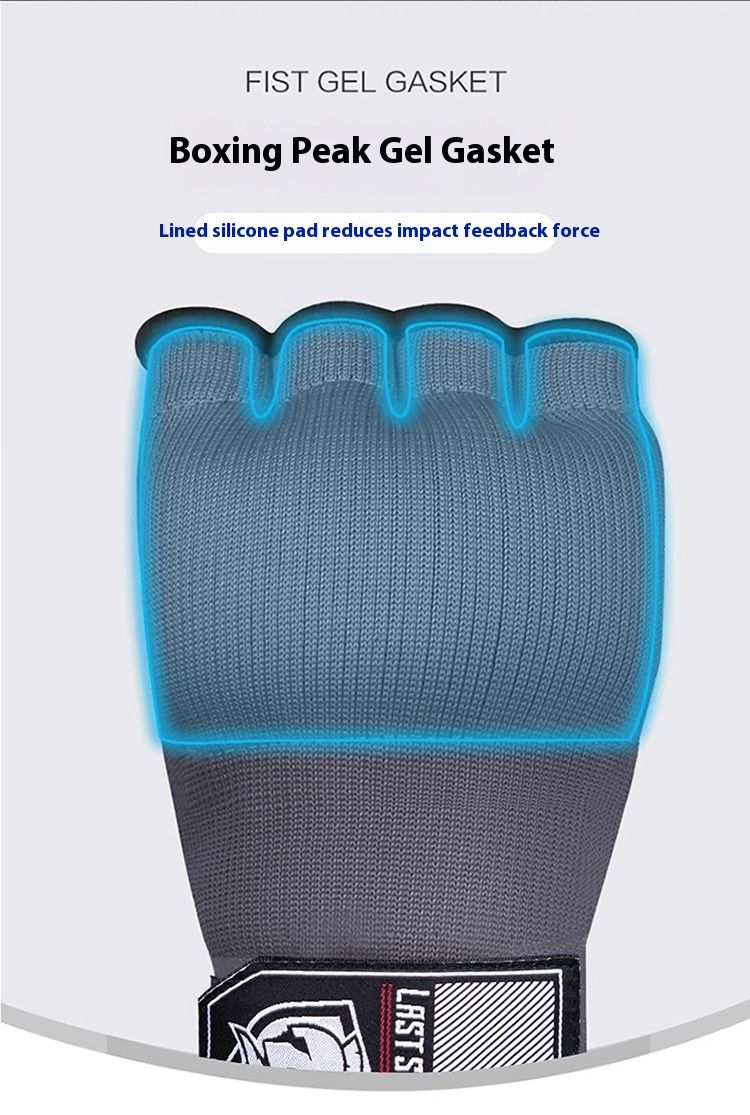 Gelhandschoenen, boksschoenen met halve vingers, luie mannen snel met de hand omwikkelde beschermende handdoek, Sanda boksbandage, taekwondo voor mannen en vrouwen_voghion.com