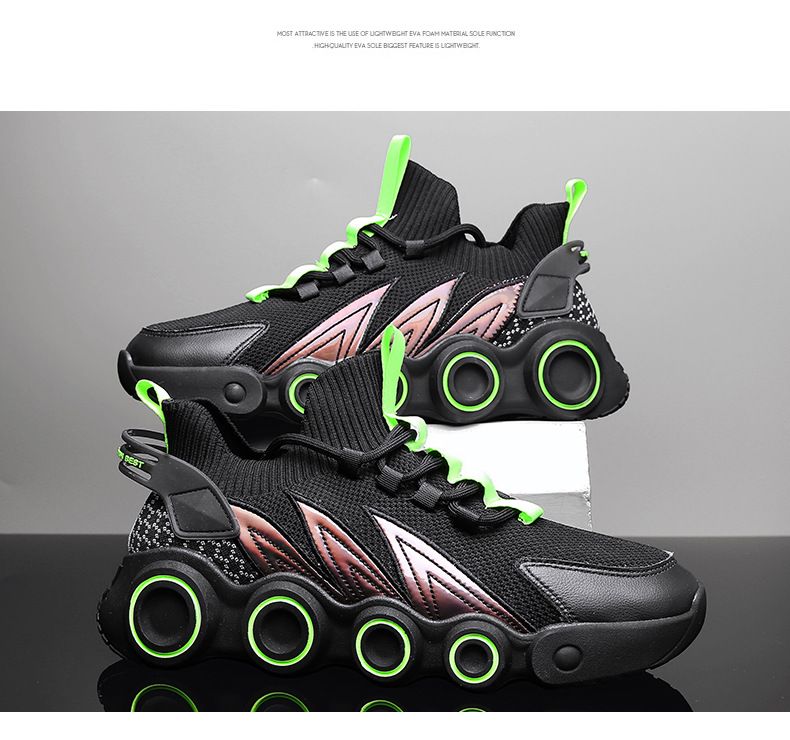 Baskets de sport respirantes pour hommes, chaussures d'été simples en filet, confortables, décontractées, légères, antidérapantes, tennis_voghion.com