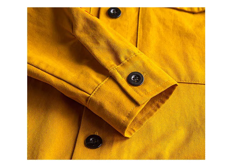 Jeans Sokotoo Men's letters printed long sleeve yellow joggers jumpsuits Y2K Youth overalls Coveralls T221102_voghion.com