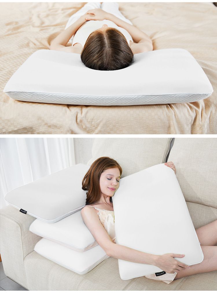 Memory Foam Pude Langsom Rebound Brødpude Nakkepude Memory Pude Ikke-sammenklappelig Søvn_voghion.com