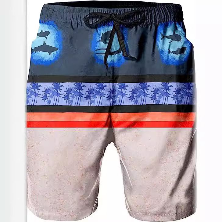 Unbeatable Quality Unbeatable Quality Hawaiian Beach Men's Shorts, Sports Pants, Quick Drying 3D Digital Print Pattern_voghion.com