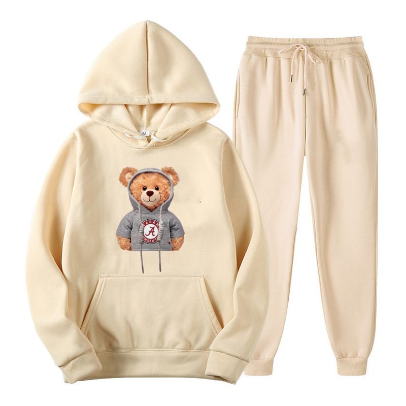 Damenbekleidung Herbst und Winter neues Sweatshirt große Größe Anzug weibliche Version lose Sport lässig zweiteiliger Anzug Damenbekleidung_voghion.com