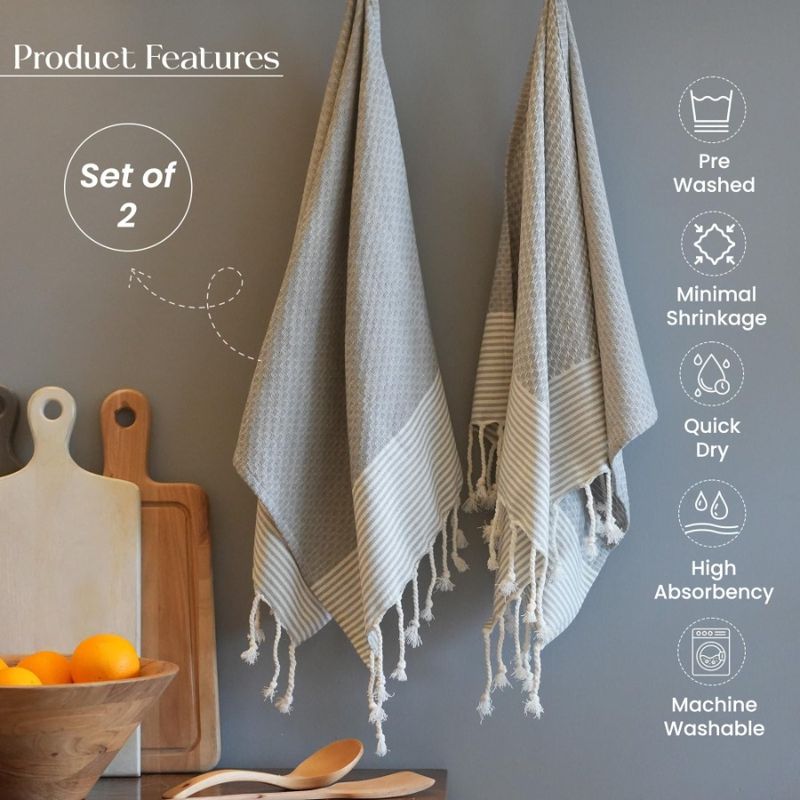 Asciugamani da bagno, set da cucina e da bagno, asciugamani per ospiti, asciugamani da bagno, strofinacci turchi da 100 pezzi, strofinacci per il viso e il tè._voghion.com