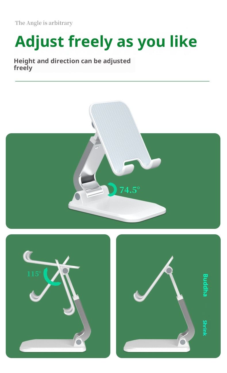 New Desktop Wholesale Multifunctional Lazy Tablet Foldable Adjustable Live Streaming Phone Stand_voghion.com