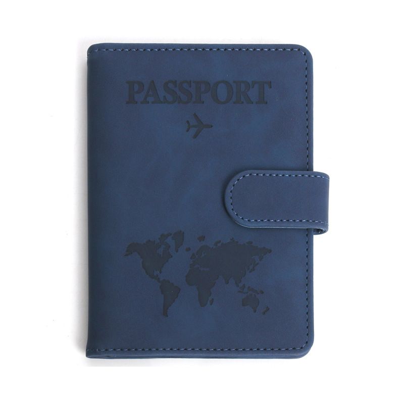 PU Spot Passport Bag, Multi-function ID Bag, Storage Bag, Passport Holder, Anti-theft Brush, Passport Holder._voghion.com