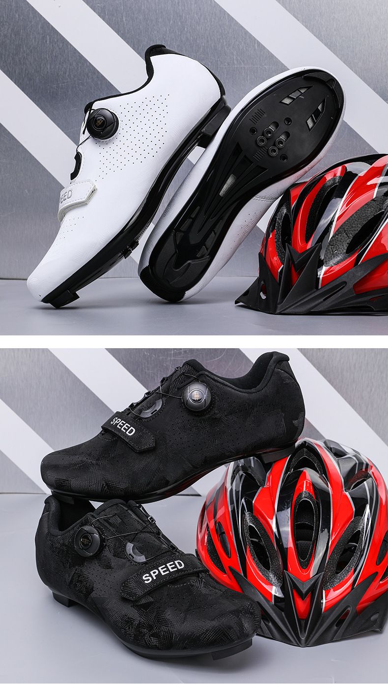 2024 Four Seasons Mountain Lockable Cycling für Männer und Frauen, Rennradschloss Hard Spinning Schuhe, Fahrradschuhe mit breiter Sohle_voghion.com