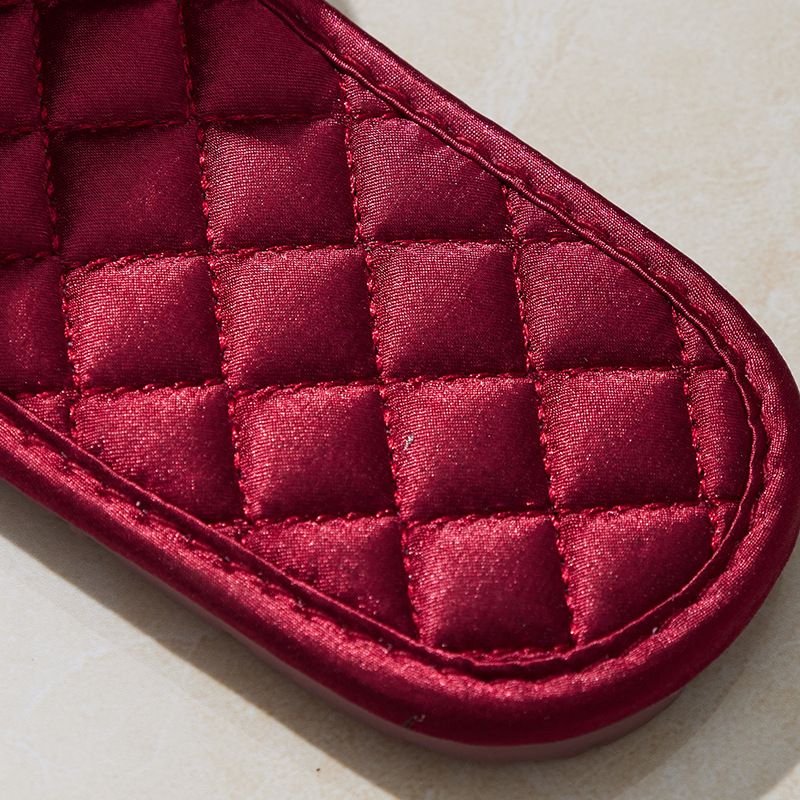 Ciabatte da sposa, Rosso festivo, Matrimonio di coppia, Set da dote della sposa, Collezione di articoli per la sala nuziale, Coppia di sposi novelli_voghion.com