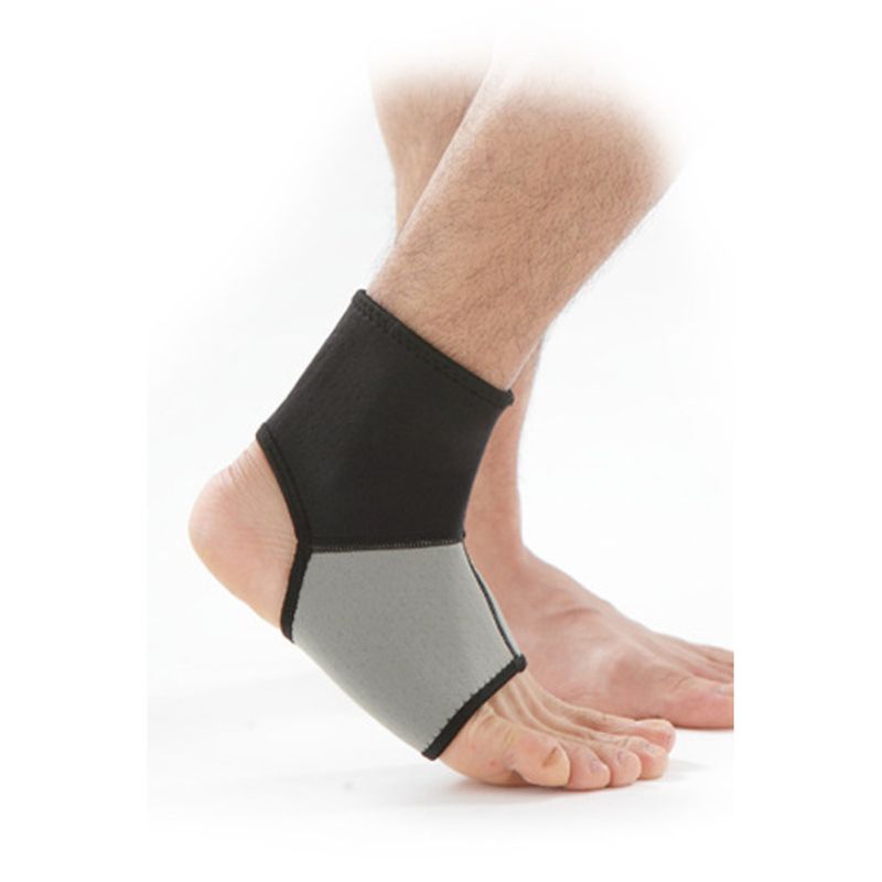 Sports fitness women's ankle protection and anti sprain foot simple two-color splicing high elasticity nylon sports_voghion.com