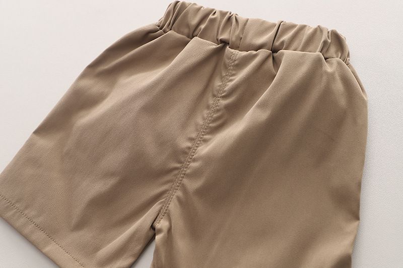 2024 Summer New Product for Boys Girls 0-4 Years Old Comfortable and Cute Casual Round Neck Short Sleeve Set 2_voghion.com