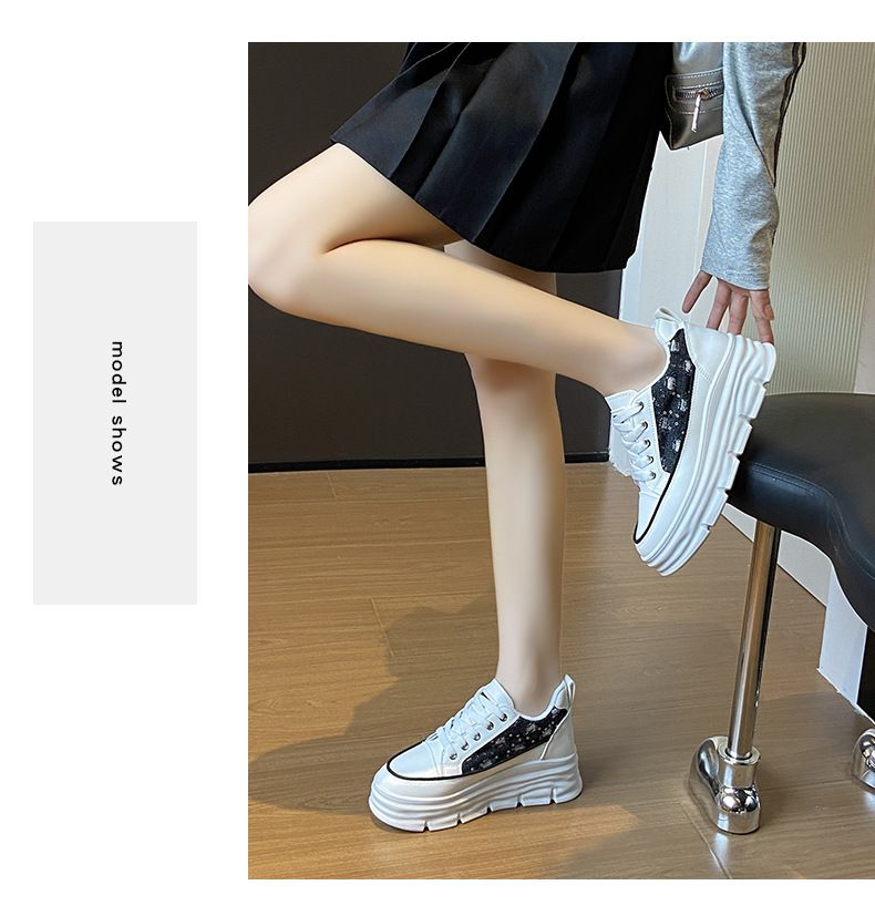 Kleine weiße Schuhe weibliche und weibliche Studenten Casual Plattform vielseitige Board Schuhe Street Shot_voghion.com
