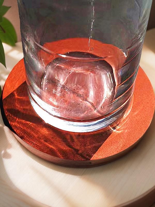 Unbeatable Quality Thickene Stiff Vegetable Tanning Leather Coaster Top Layer Cowhie Heat Proof Mat Office Home Non-Slip Tea Cup Mouse_voghion.com