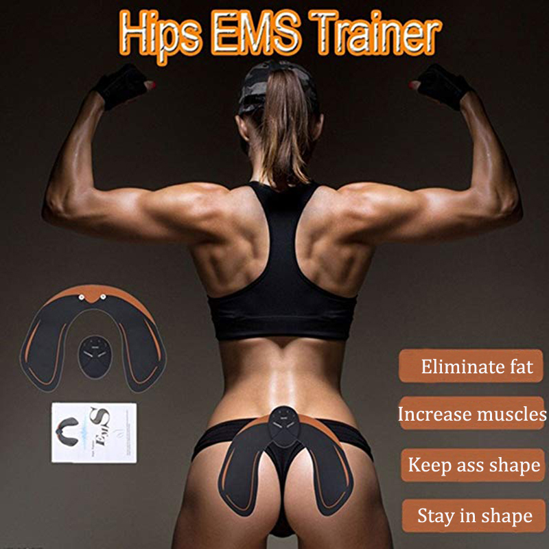 Heuptrainer EMS Elektrische Spier Draadloze Billen Buik ABS Stimulator Fiess Body Slimming 70% korting_voghion.com