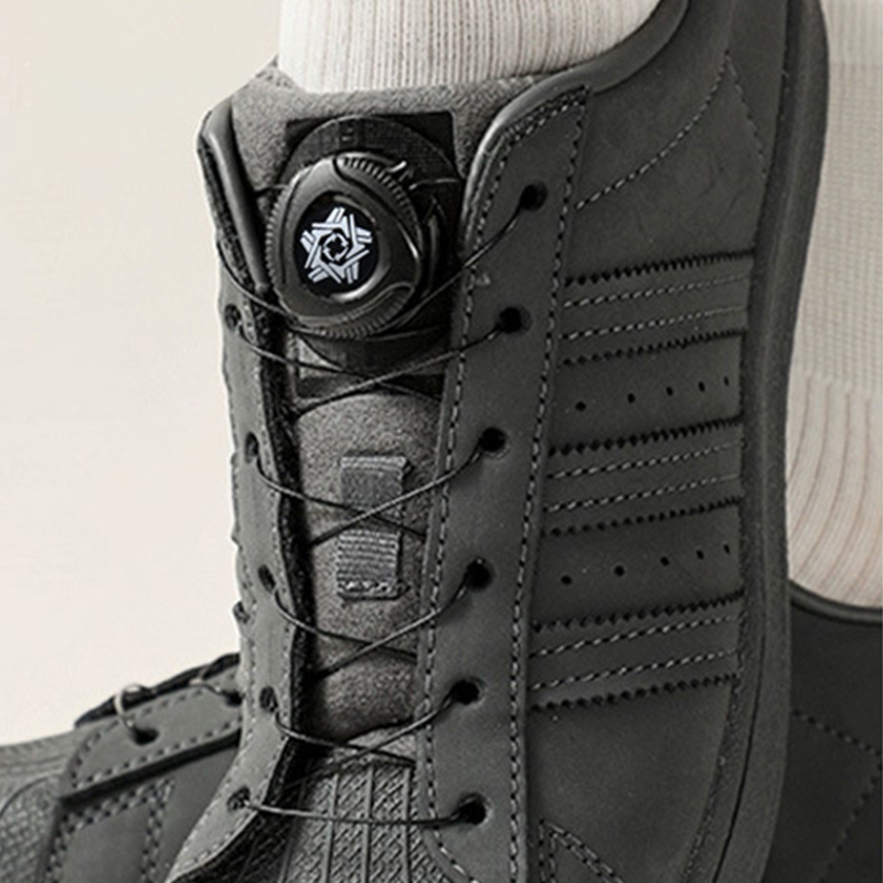 1pair Metal Wire Swivel Automatic Buckle Rope Sneaker ShoeLaces for Kids/Adult No Tie Shoe Laces Quick Lock Shoestrings_voghion.com