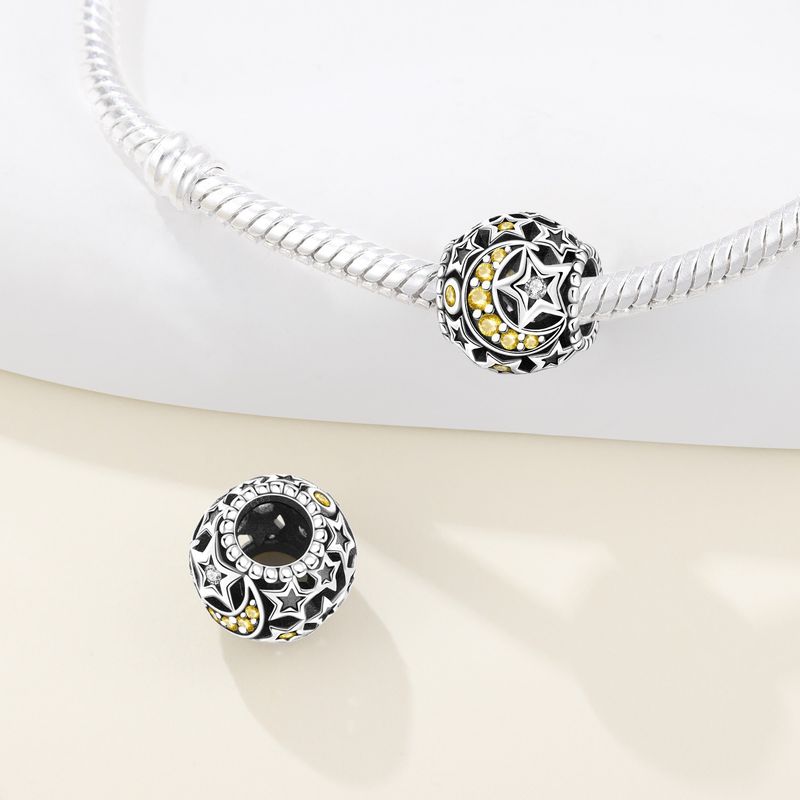 Joyería para mujer, pulsera, accesorios, amor, madre e hija, notas musicales, fuegos artificiales, sirena, dije colgante, cuentas, cobre, plata_voghion.com