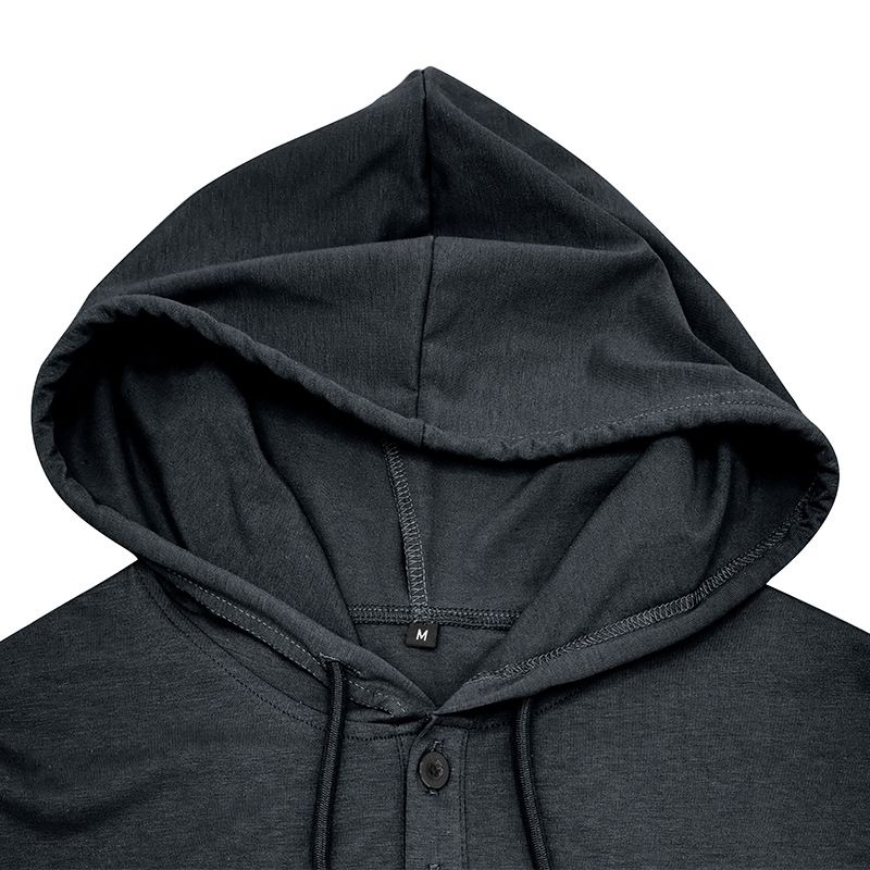 Abbigliamento da uomo Maglietta con cappuccio a maniche corte da uomo_voghion.com