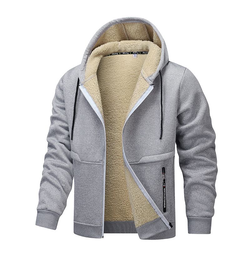 Heißer Verkauf Europäische Größe Herbst Winter Verdickt Lose Lamm Wolle Sweatshirt Bau Arbeit Jacke Für Männer_voghion.com