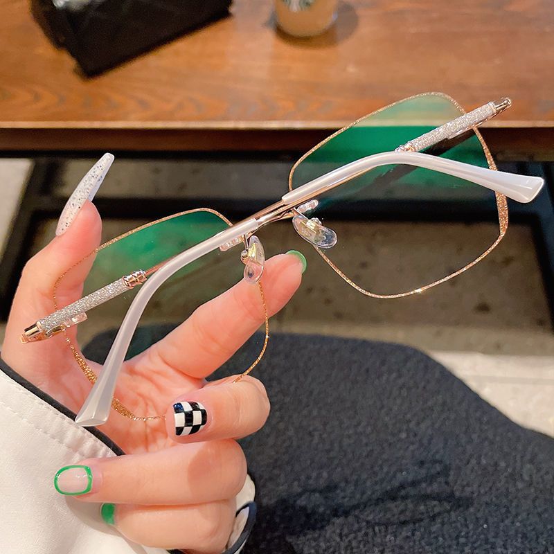 New style reading glasses fashion ladies starlight anti blue light reading glasses vibrato reading glasses eye protection_voghion.com
