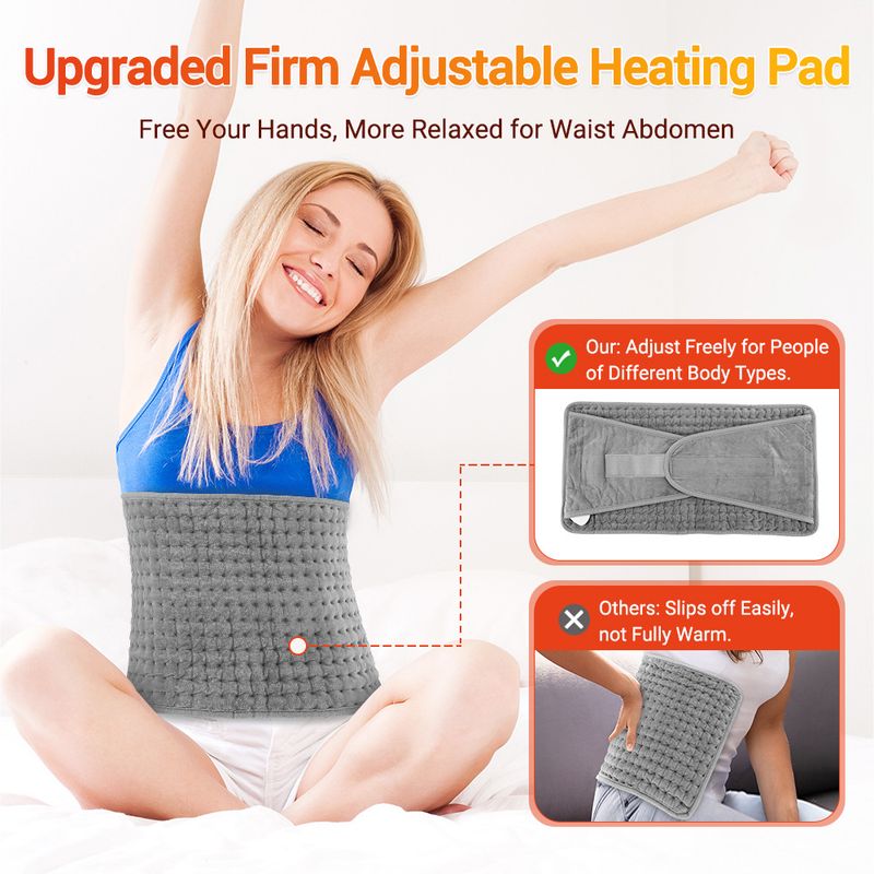 New Winter Warm Waist Support Belt Magic Tape Heating Cushion Private Model_voghion.com
