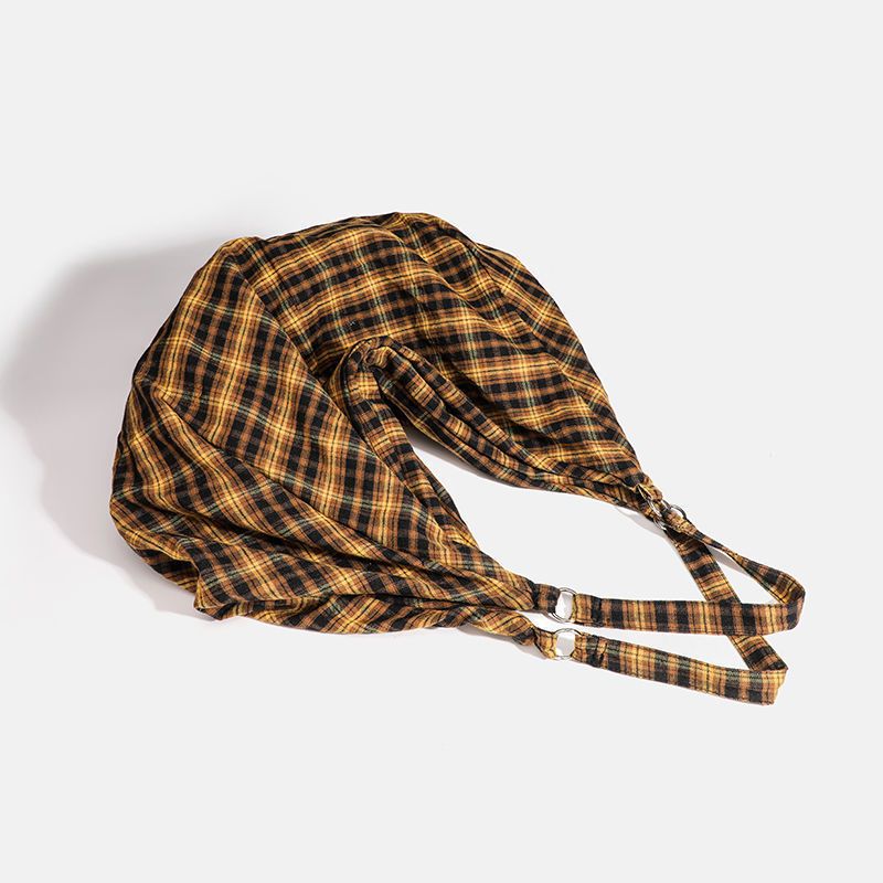 Borsa a mano scozzese 2025 Estate Nuova Borsa a tracolla in tela di grande capacità Borsa alla moda Versatile Tempo libero Quotidiano Semplice Pendolarismo Leggera_voghion.com