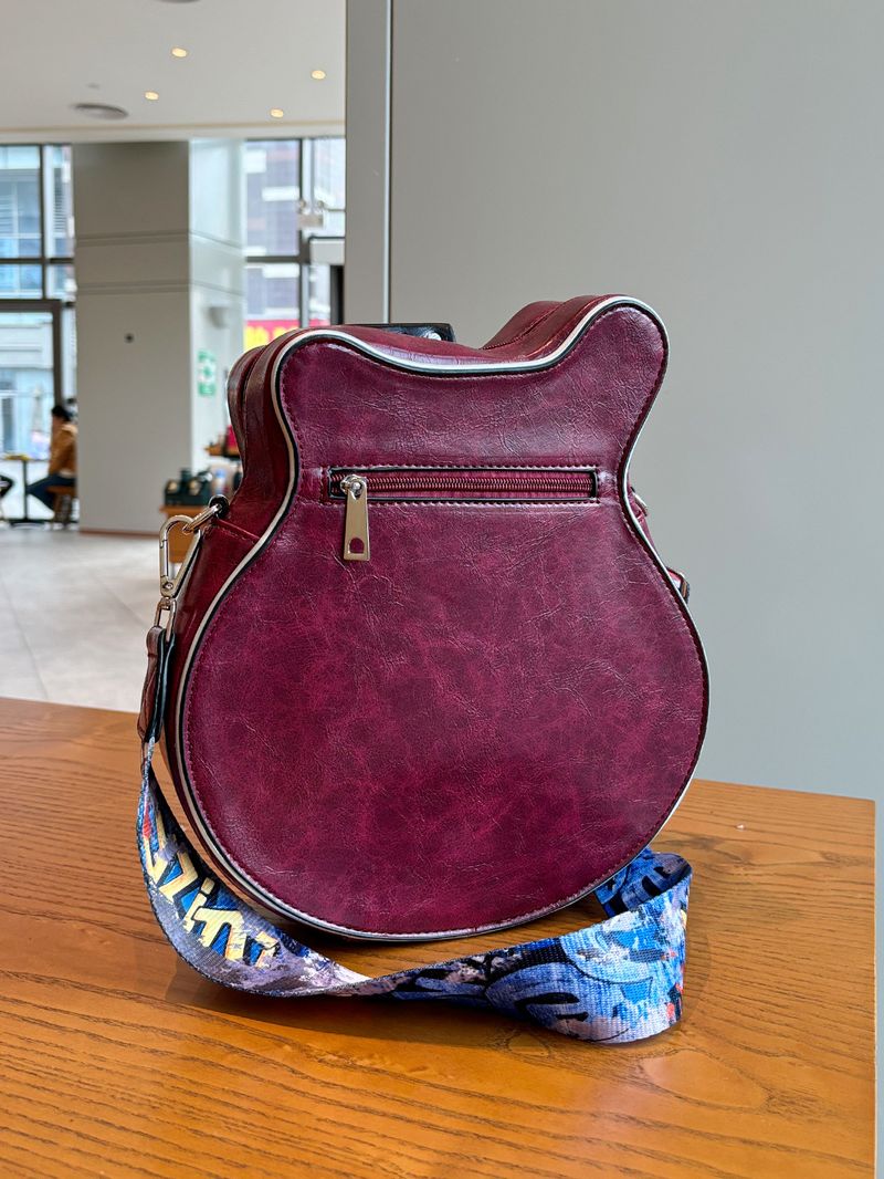Borse da donna Personalità Creativa Y2K Hot Girl American Retro Borsa a forma di chitarra Basso Borsa a forma speciale Borsa a tracolla Borsa a tracolla_voghion.com