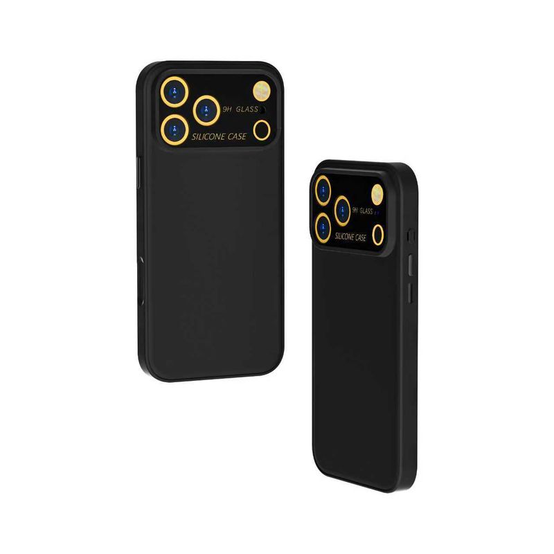 Compatible With IPhone 17 Pro Max PC Feel Matte Anti-Collision Strip Sticker IPhone Case_voghion.com