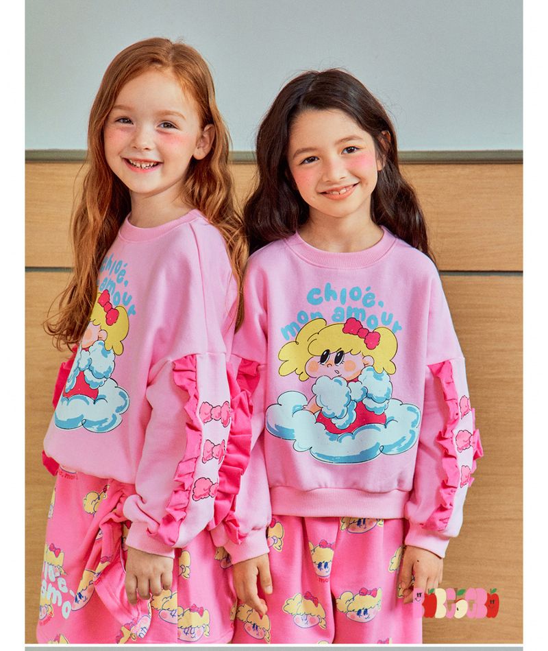 Nuovi prodotti Ps Magliette per bambini in versione coreana, con stampa di cartoni animati e felpa in velluto per bambine_voghion.com