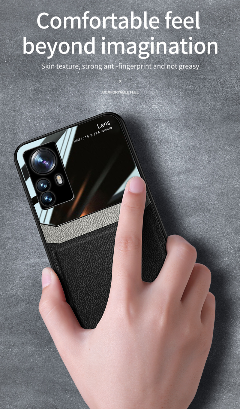Nahkkott Xiaomi Mi 12 Pro 12X 11T 10T Pro 11 10 Lite Pro Ultra Mi POCO X3 NFC Pro M3 luksuslikule pleksiklaasist põrutuskindlale telefonile_voghion.com