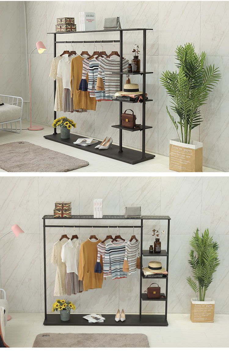 Perchero de pie con nuevo estilo, de hierro forjado, creativo, para sala de estar, dormitorio, simple, para ropa_voghion.com