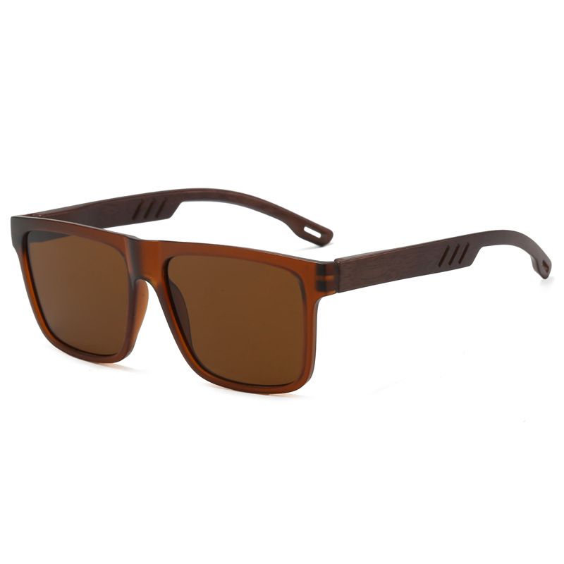 Nuovi occhiali da sole alla moda, versatili e alla moda, con protezione UV in bambù per uomo_voghion.com