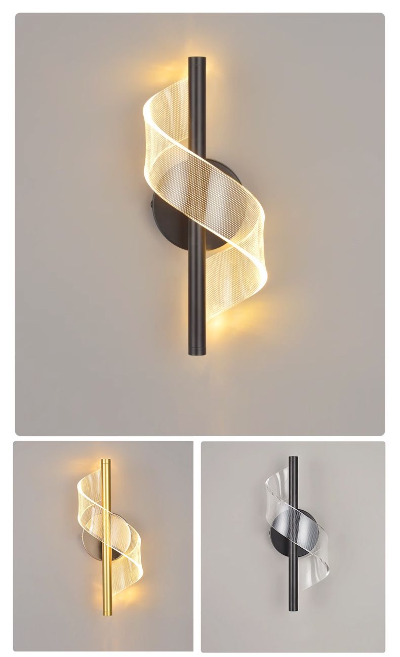 Minimalistyczna nowoczesna lampka nocna kreatywna sypialnia salon Nordic LED ultra jasne tło ścienne korytarza_voghion.com