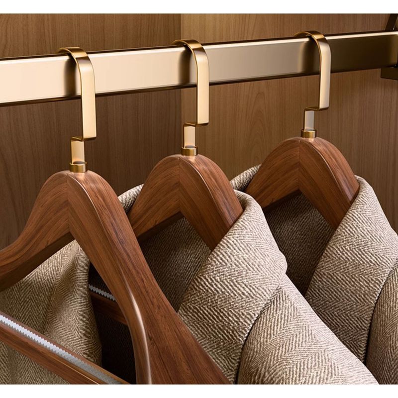 Hochwertige, breite Spur aus Massivholz, keine Schulterspuren, hochwertige Kleiderbügel aus Holz für den Haushalt, exklusiv für Hotels und Bekleidungsgeschäfte_voghion.com