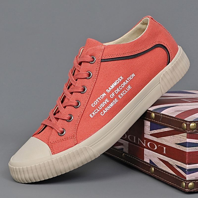 Summer New Men's Lace Up Canvas Shoes, Classic, Versatile, Breathable, Casual, Youthful, Fashionable, Soft And_voghion.com
