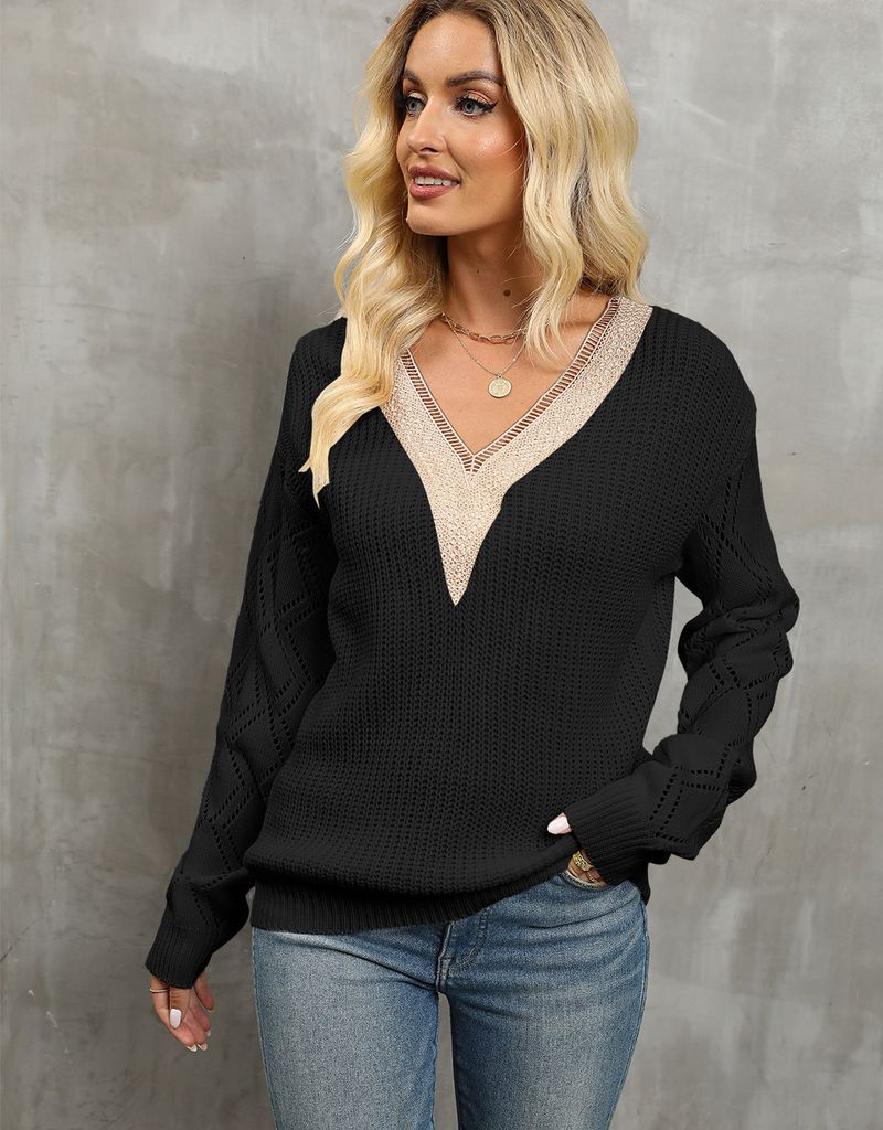 Frae locker Casual Pullover fir Fraen_voghion.com