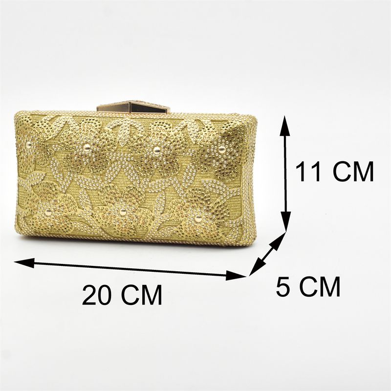 Stilfulde damebryllupssko med diamantpresset blomsterprint til festsko_voghion.com