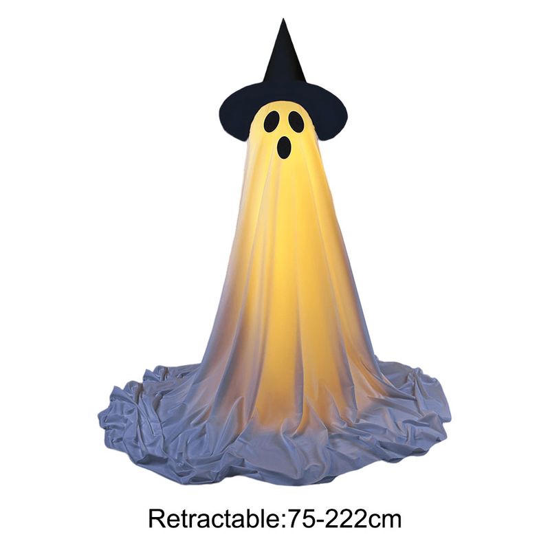 Décorations De Fantôme Lumineux D'Halloween En Plein Air, Décor Sur Pied Effrayant Pour Porte D'Entrée, Porche, Cour, Ixà La Maison_voghion.com