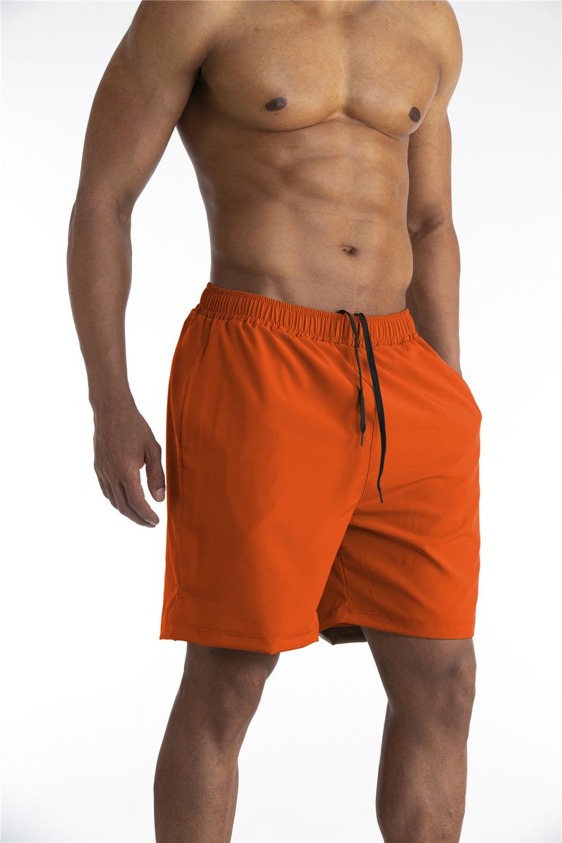 Pantaloncini da corsa ad asciugatura rapida da uomo - Pantaloncini da palestra 2 in 1 con tasche multiple per allenamento e training (nero/grigio)_voghion.com