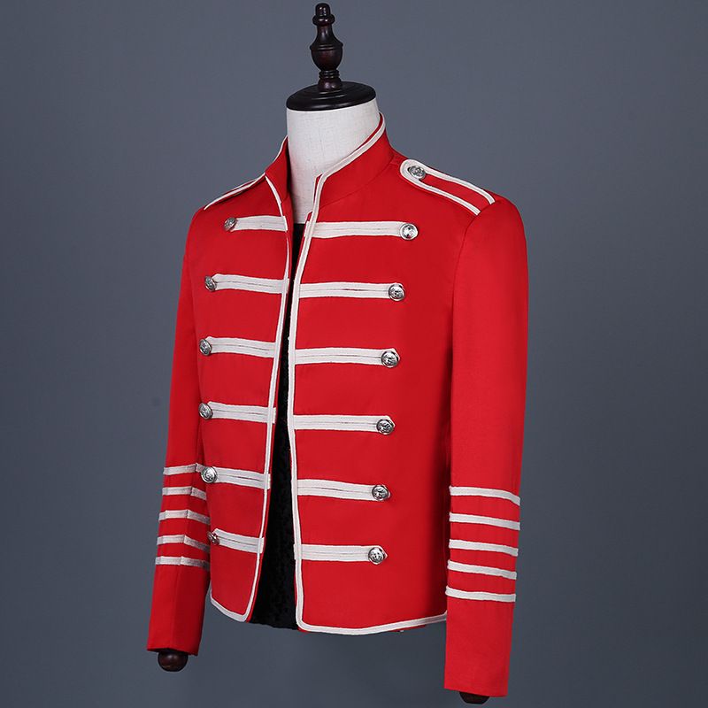 CT Plus Size Blazer Suit For Banquet Host, Male Singer, Dance Guest, Magician Costume, Men's Group Uniform_voghion.com