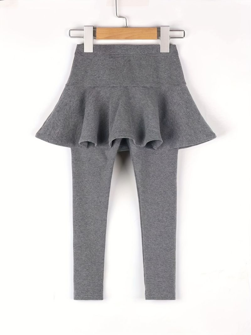 Roupas infantis para meninas primavera e outono, saia, calças leggings, calças esportivas casuais justas_voghion.com