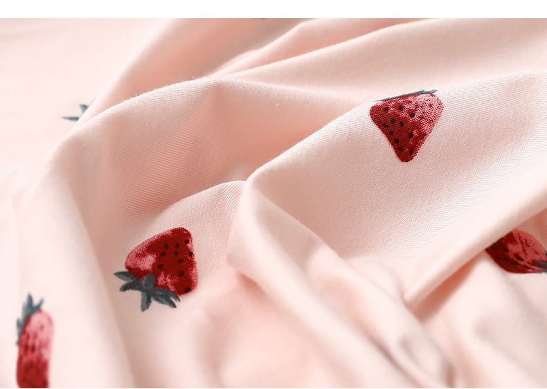 Indumenti da notte da donna Camicia da notte da donna Abito da casa fresco, comodo e ampio in modal a maniche corte_voghion.com