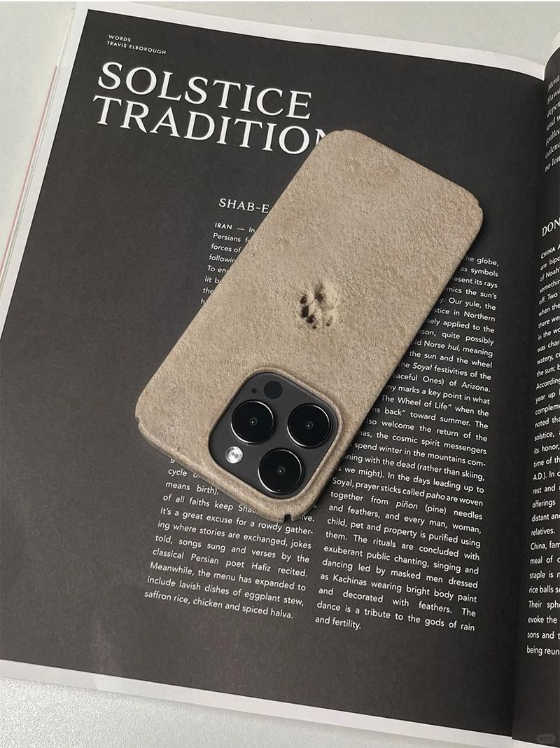 Capa de celular Beach Footprint 16, película protetora para iPhone 15 Pro Max, 14 Premium, 13 Hard, 12 Summer, 11 XS, 7 e 8_voghion.com